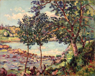 Landschaft mit einem See von Jean Baptiste Armand Guillaumin